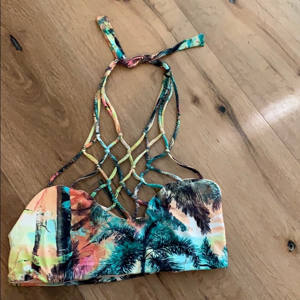 San Lorenzo reversible bikini top criss cross